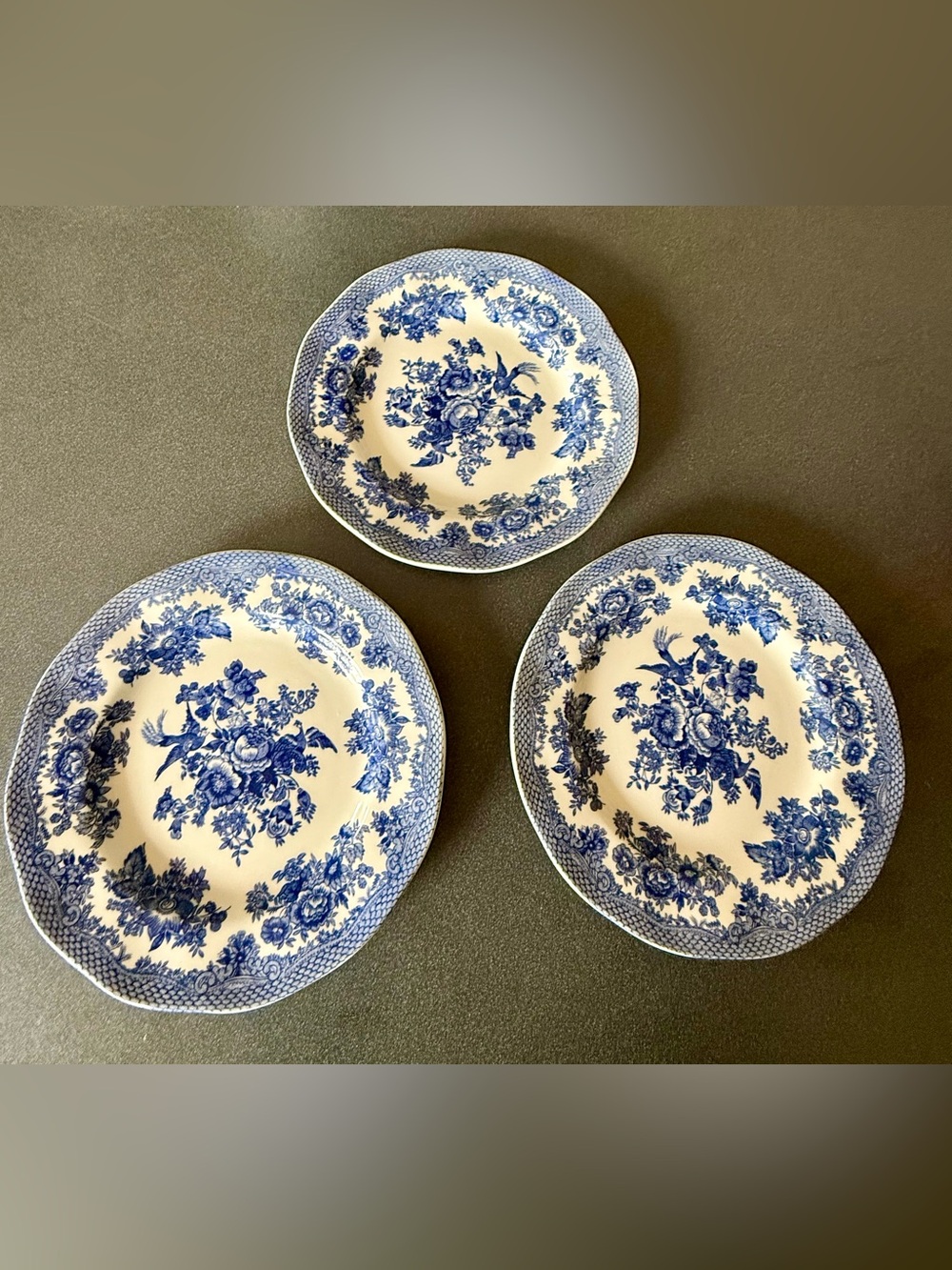 3 Johnson Brothers England Asiatic Pheasant 7 7/8" Plates